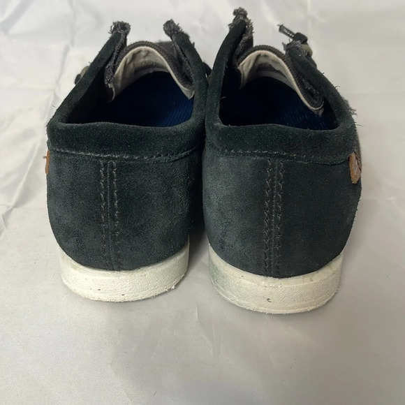 CLARKS Shacrelite Oxford Canvas Leather Black Coastal Lightweight Comfort 10.5 - Picture 7 of 10